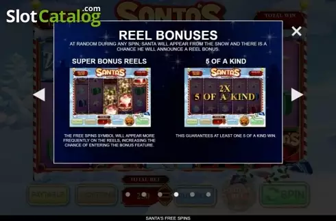 Скрин6. Santa's Free Spins слот