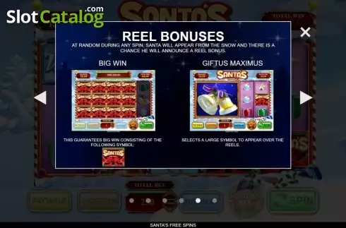 Скрин7. Santa's Free Spins слот