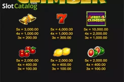 Скрин8. Fruit Climber слот