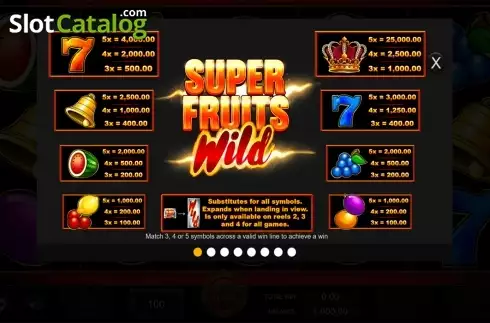 Скрин9. Super Fruits Wild слот