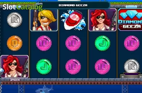Скрин2. Diamond Geeza слот