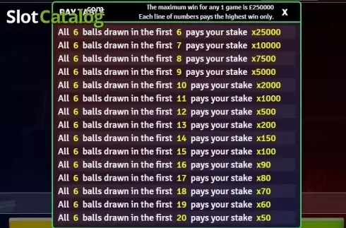 Скрин4. Rush Bingo слот