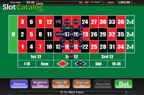 Скрин7. 20p Roulette (Inspired Gaming) слот