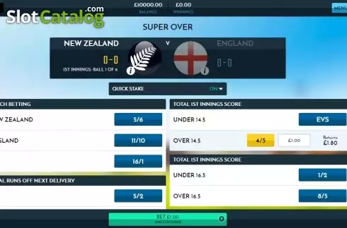 Скрин3. Rush Cricket Live слот