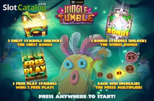 Скрин2. Jungle Tumble слот