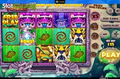 Скрин3. Jungle Tumble слот