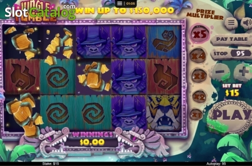 Скрин4. Jungle Tumble слот