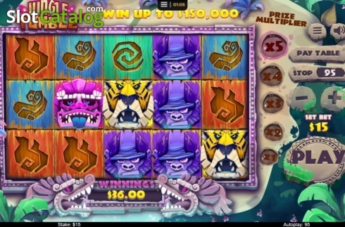 Скрин5. Jungle Tumble слот