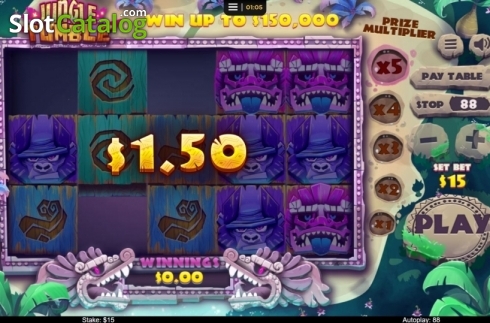 Скрин6. Jungle Tumble слот