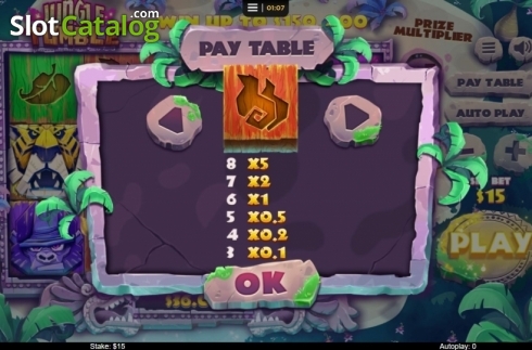 Скрин7. Jungle Tumble слот
