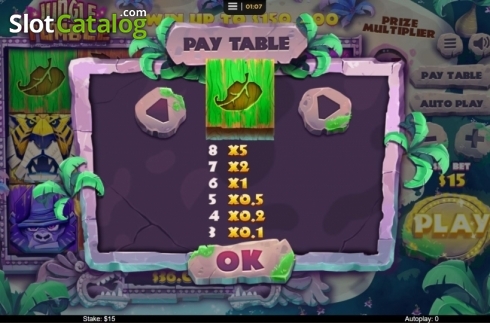 Скрин8. Jungle Tumble слот