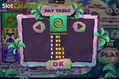 Скрин9. Jungle Tumble слот