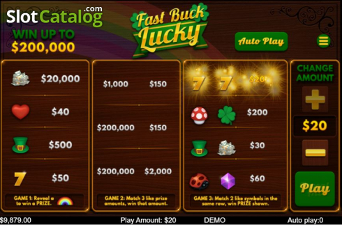 Скрин4. Fast Buck Lucky слот