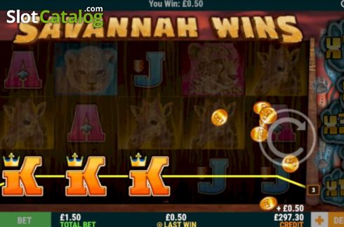 Скрин3. Savannah Wins слот