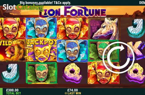 Скрин2. Lion Fortune слот