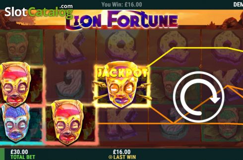 Скрин3. Lion Fortune слот