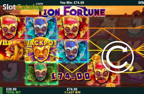 Скрин4. Lion Fortune слот