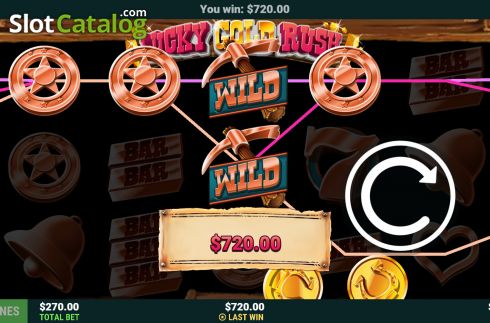 Скрин3. Lucky Gold Rush слот