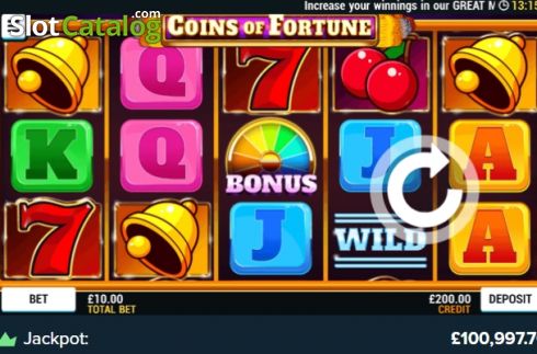 Скрин2. Coins of Fortune (Intouch Games) слот