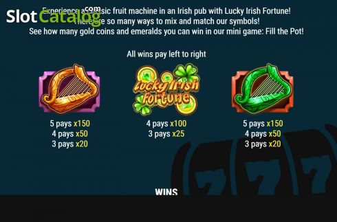 Скрин7. Lucky Irish Fortune слот