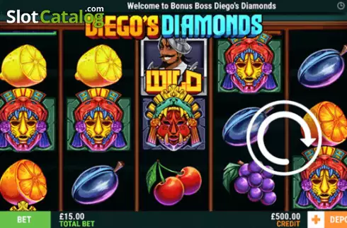 Скрин2. Diegos Diamonds слот