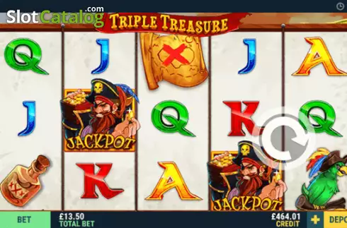 Скрин2. Triple Treasure (Intouch Games) слот