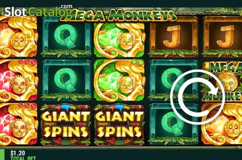 Скрин2. Mega Monkeys слот