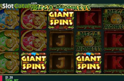 Скрин6. Mega Monkeys слот