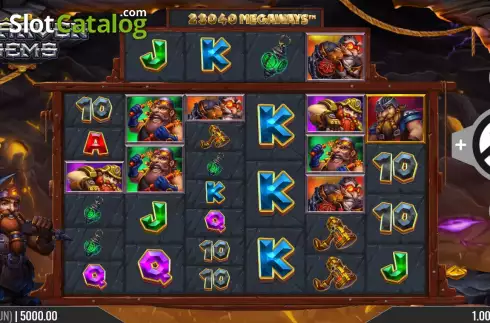Скрин3. Dwarven Gems Megaways слот