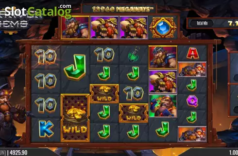 Скрин8. Dwarven Gems Megaways слот