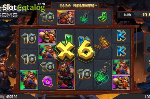 Скрин9. Dwarven Gems Megaways слот