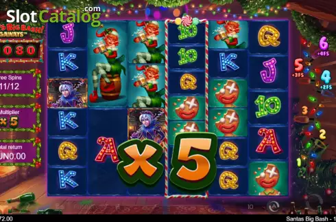 Скрин7. Santa's Big Bash Megaways слот