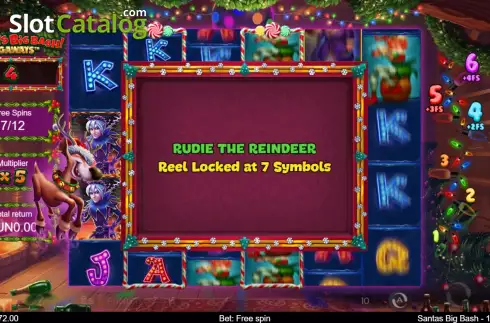 Скрин8. Santa's Big Bash Megaways слот