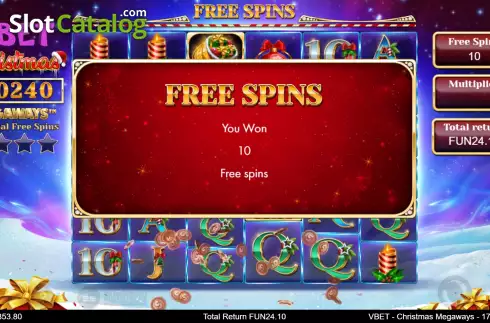 Скрин5. Vbet Christmas Megaways слот