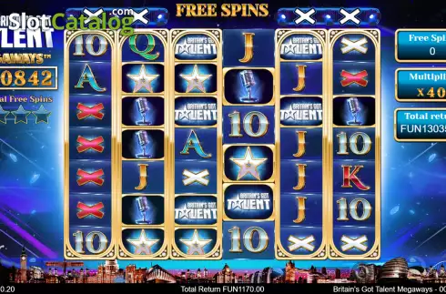 Скрин8. Britain’s Got Talent Megaways слот