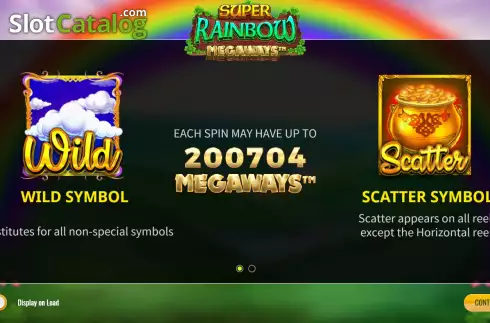 Скрин2. Super Rainbow Megaways слот