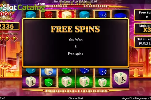 Скрин7. Vegas Dice Megaways слот