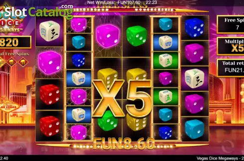 Скрин9. Vegas Dice Megaways слот