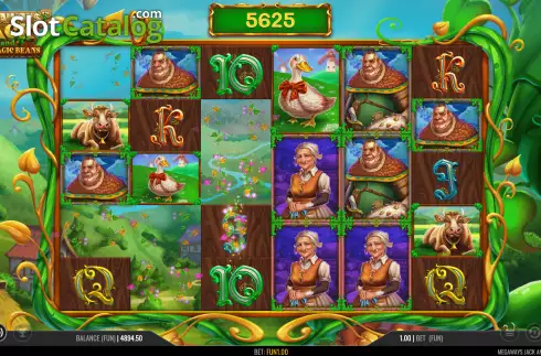 Скрин4. Megaways Jack and The Magic Beans слот