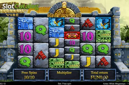 Скрин7. Aztec Wilds Megaways слот