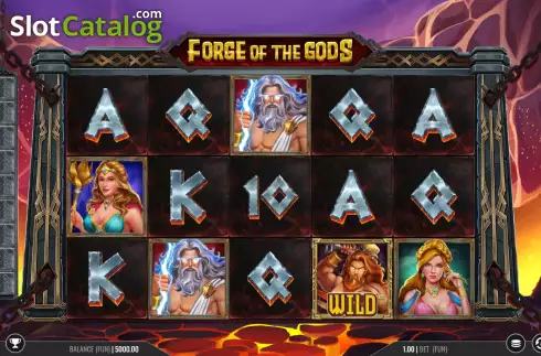 Скрин3. Forge of the Gods слот