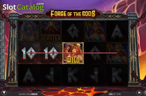 Скрин4. Forge of the Gods слот