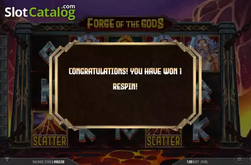 Скрин7. Forge of the Gods слот