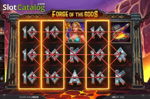 Скрин8. Forge of the Gods слот