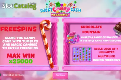 Скрин2. Sweet Candy Cash Megaways слот
