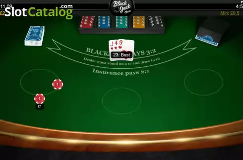 Скрин4. Blackjack Classic (Iron Dog) слот