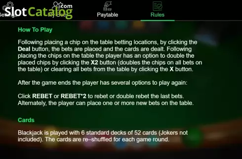 Скрин6. Blackjack Classic (Iron Dog) слот