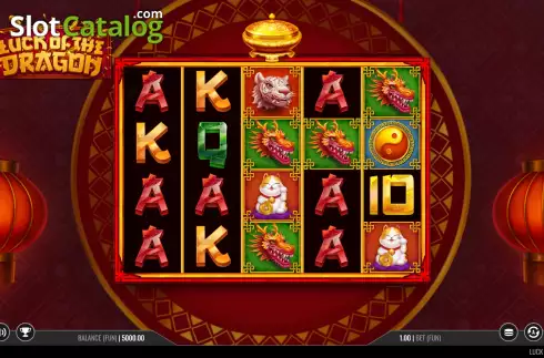 Скрин3. Luck of the Dragon слот
