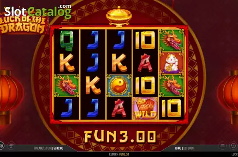 Скрин4. Luck of the Dragon слот