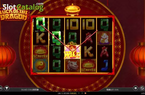 Скрин5. Luck of the Dragon слот